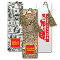 PET Bookmark w/ 3D Lenticular Images of Dollars and Coins (Custom)